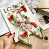 New retro plaid imitation silk small silk scarf women's high-end professional scarf shirt decorative headband tied bag silk scarf