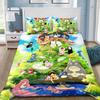 Anime Duvet Cover Pillowcase Bedding Set T-TotoroS Kawaii Adult Boy Girl Bedroom Decoration Children Single Double Large Size