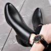 Fashion Luxury Brand Mens Boots Fashion Chelsea Genuine Leather Boot Classic Business Casual Dress Boots for Men Plush Warm Winter Botas