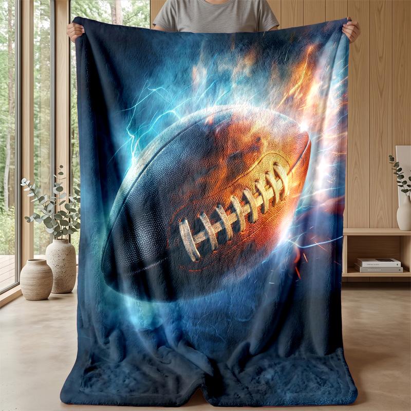 Electric Football Energy 1 Theme blanket Lightweight Warm Flannel Blanket Decorative Throw Blanket for Home Decoration