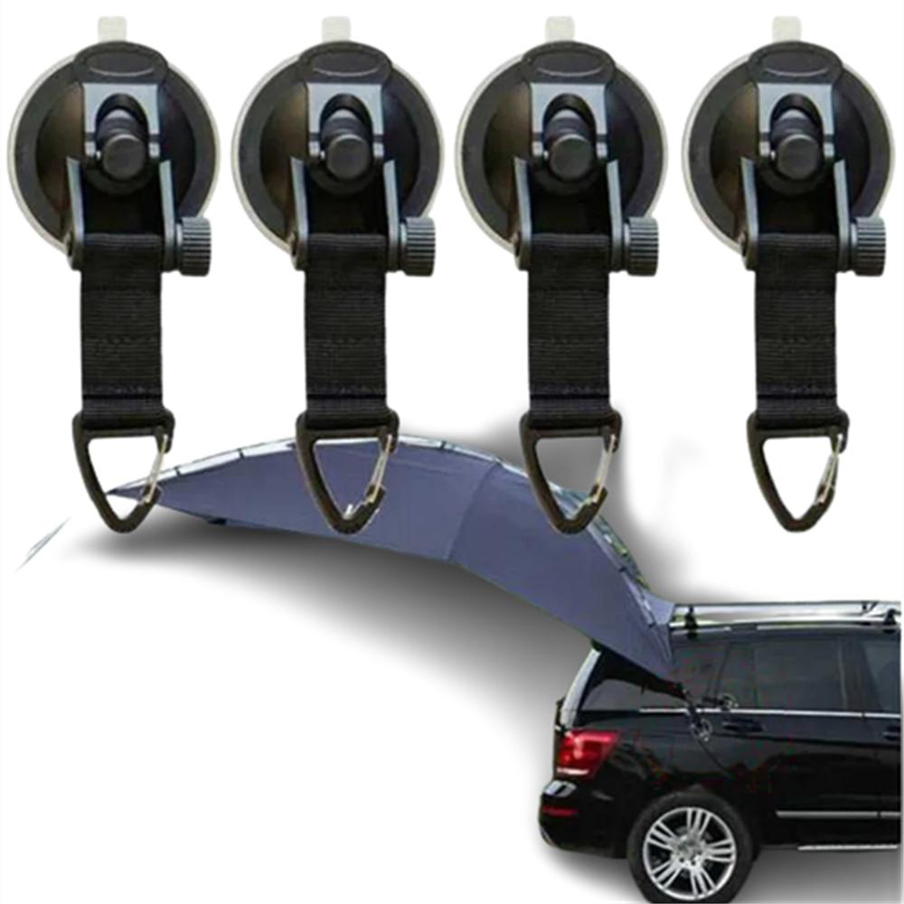 Вакуумная присоска для автомобильной палатки с крючком для стекла, легкий кемпинговый кронштейн для походов и скалолазания