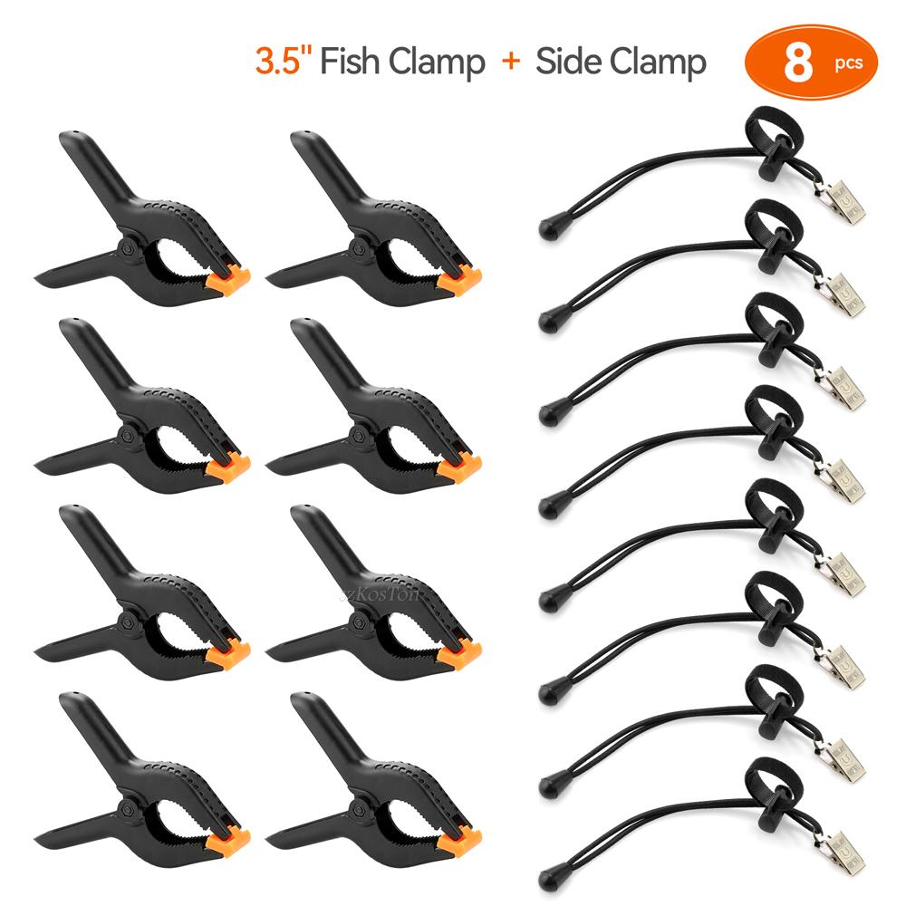 Зажимы для фона Зажим для фотофона Фиксация фона Сверхпрочный для муслина Зеленый экран Крепление Аксессуар для фотостудии