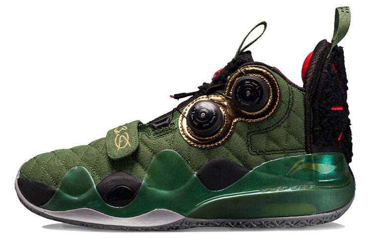Li Ning Кроссовки Way Of Wade 8, Кожаная амортизация Lei Feng, Нескользящая, Износостойкая, Средняя высота, ABEP001-8