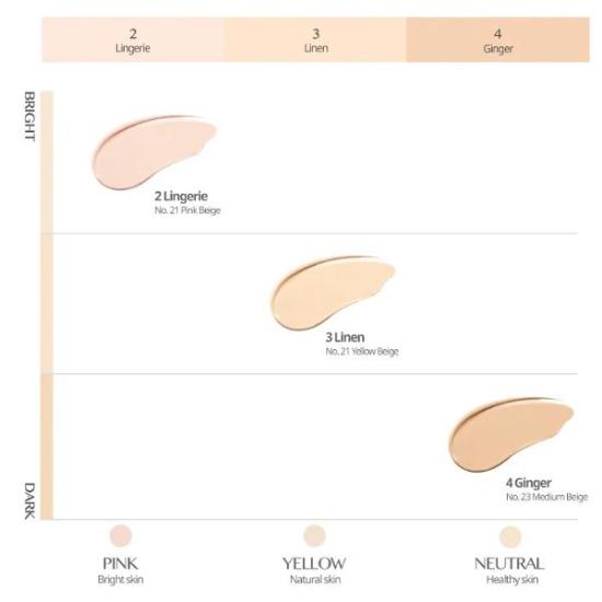 CLIO Kill Cover Mesh Glow Cushion с сменным блоком SPF 50+ PA++++ (2 цвета) 15 г * 2 шт.