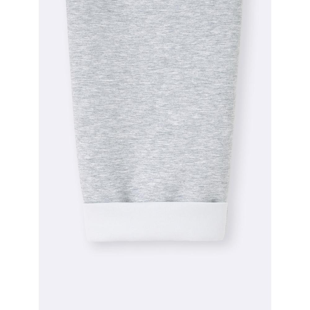 GU by Uniqlo Штаны-карго с начесом и принтом "Морковка", удлиненные, 78,0 см
