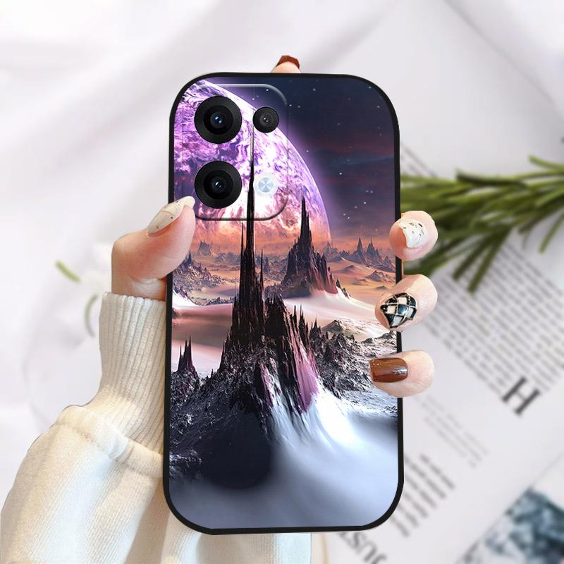 Чехол-бампер для OPPO Realme 14T 5G RMX5078, силиконовый, мягкий ТПУ, для телефона Realme14T 14 T, Funda, защитный корпус для всей камеры