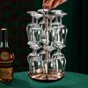 125ML Whiskey Crystal Glass Family Banquet Wine Cup Luxury Brandy Wine Glass Thick Bottom Glass Bar Party Wine Set