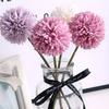 5pcs Artificial Dandelion Flowers, Fake Hydrangea Bridal Wedding Bouquet, Home Garden Party Wedding Decor, Winter Christmas Home