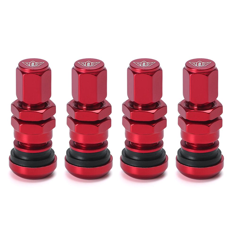 4pcs / Set Universal Motorcycle Car Wheel Tubeless Tire Valve Air Caps for Tire Valve Stem Aluminum Metal Air Valve Stem
