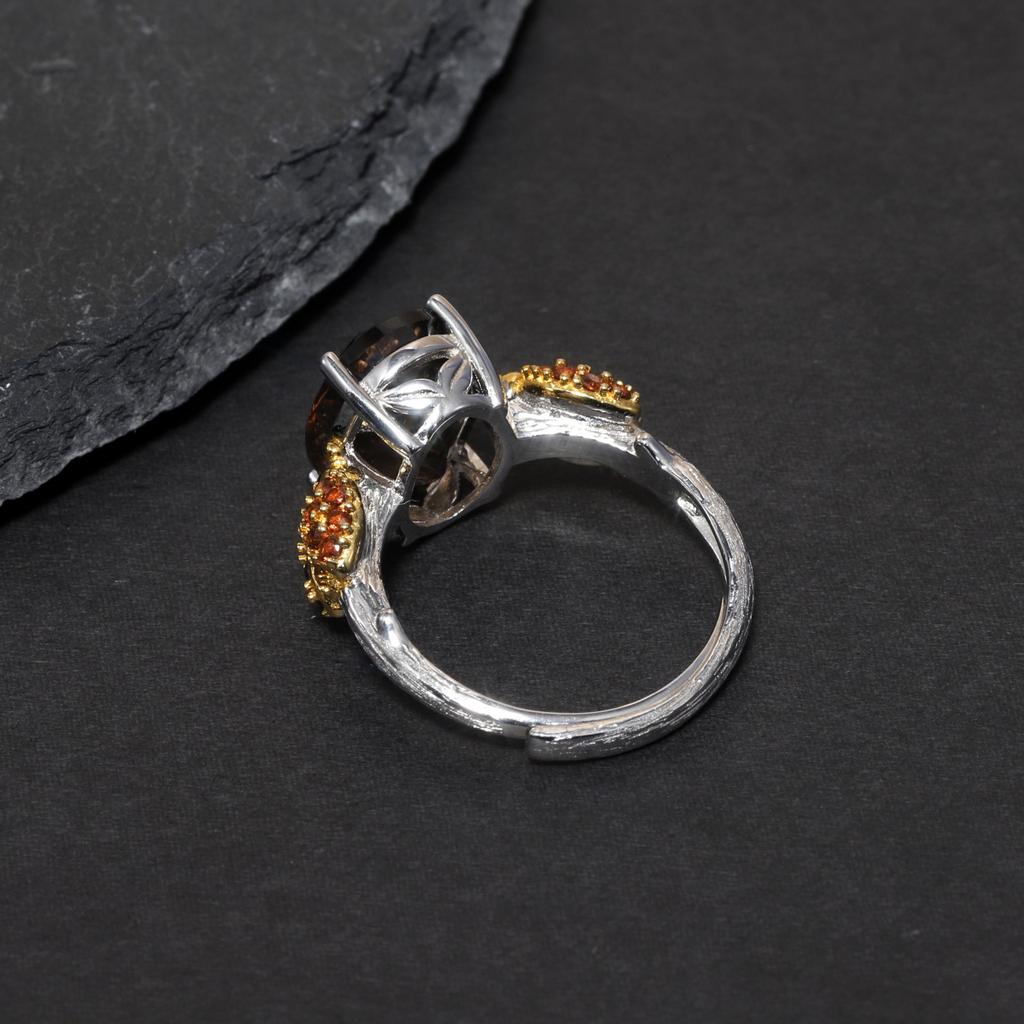 Original Designer Personalized Red Agate Ring, Adjustable Insect Design, High-end S925 Silver Natural Gemstone Ring