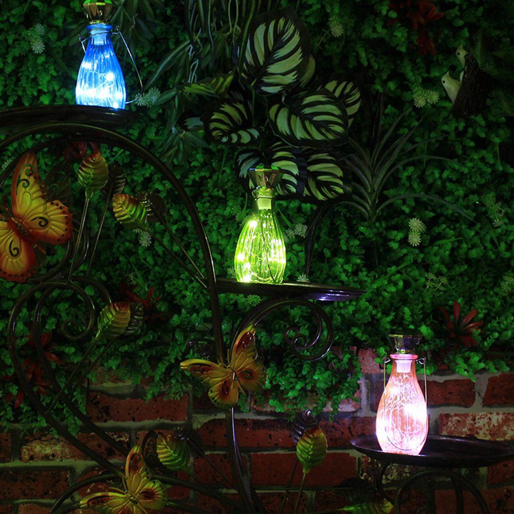 Солнечный свет для винных бутылок, солнечный гирлянда, солнечный ночник, винная бутылка, лампа на открытом воздухе