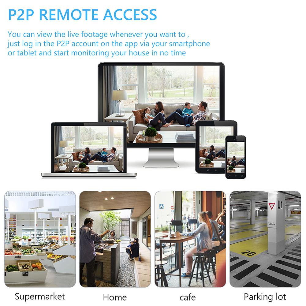 1080P Outdoor PTZ Security Camera 2MP Outdoor Waterproof WiFi Surveillance Camera with Night Vision