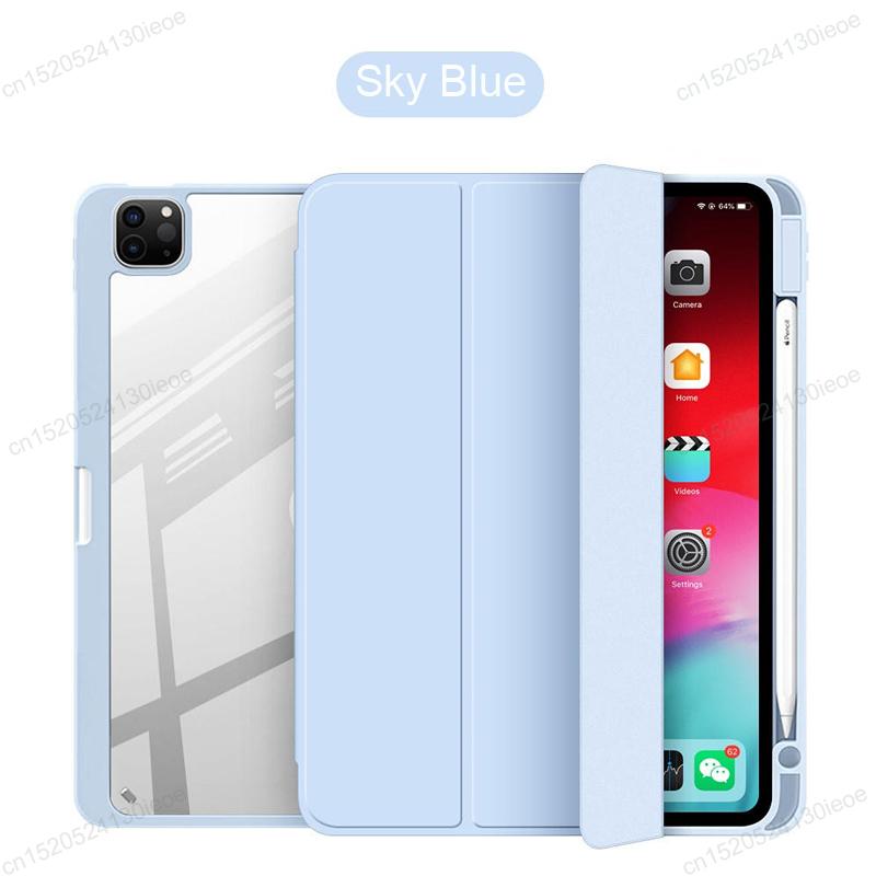 Чехол для iPad Pro 11 12.9 2022 2021 2020 Чехол-планшет для iPad Pro 11 Air 4 5 10.9 10 10-го Поколения Mini 6 Чехлы с держателем для карандаша