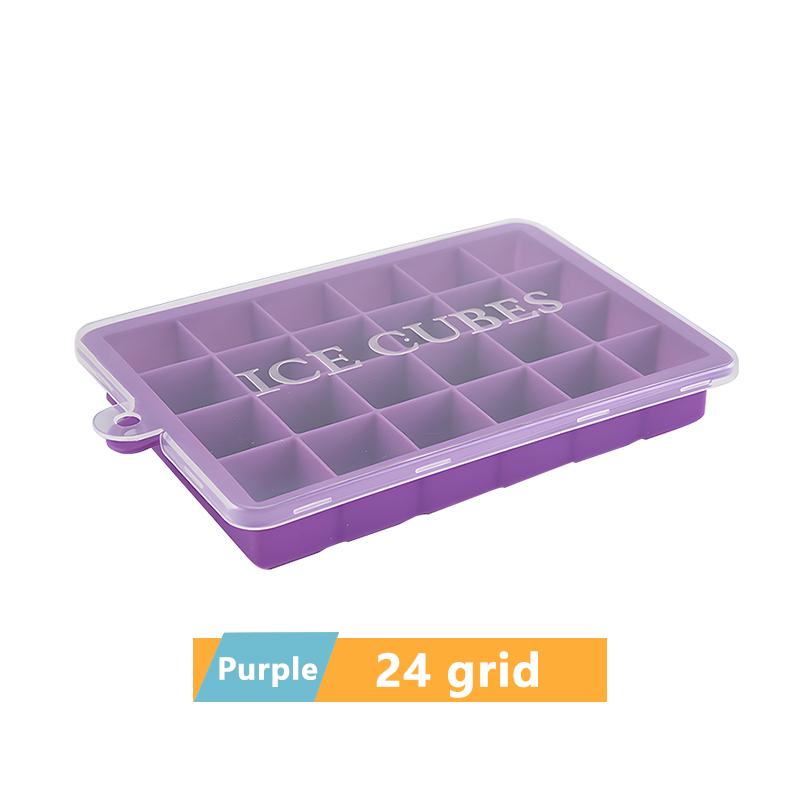 4/6/8/15/24 сетка большой лоток для льда гигантский большой пищевой силиконовый кубик льда квадратный лоток форма DIY льдогенератор лоток для кубиков льда