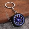 Creative Key Chain High Quality Durable Personalized Car Modified Wheel Tire Keychain Metal Tire Key Chain Bag Pendant