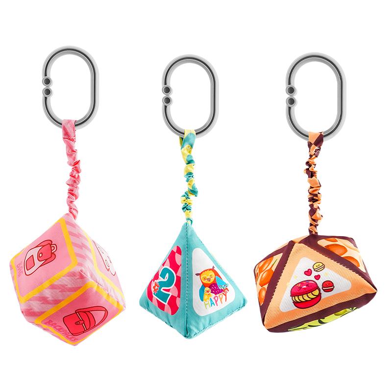 Soft hanging rustling Plus sound producing sensory learning toys. Suitable Ideal for strollers car seats cribs Plus travel. Plush a