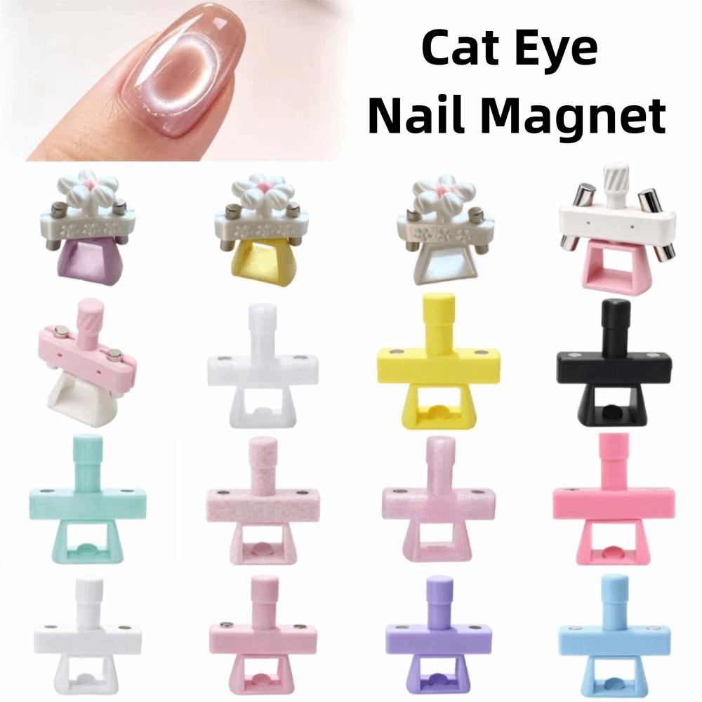 Flower Glass Bead Nail Tool Automatic Manicure Applicator Magnetic Nail Art Tool DIY Manicure