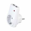 HOROZ ELECTRIC Socket Charger – 16A + 2 USB – White