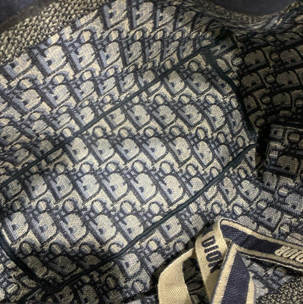 [Pre-Owned] Camp Classic Monogram Embroidered Vintage College Style Canvas Shoulder Bag - Excellent #10G55ZF