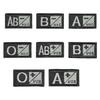 1 шт. Нейлоновый Значок-Нашивка 3D Кровь A B AB O+- Нарукавная повязка Рюкзак Одежда Вышивка Липучка Медицинская Нашивка Декорация
