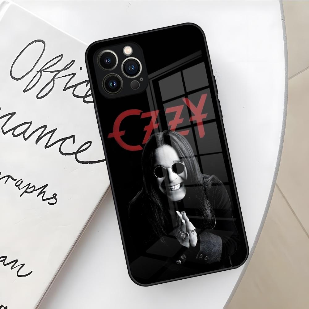 Чехол для телефона Rock Band O-Ozzy Osbourne для Iphone 16 15 14 12 11 13 Pro Max Mini X Xr Xs Se 8 Puls стеклянный Чехол