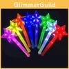 Big Five Pointed Star Glow Stick Multicolor Led Light Up Party Favor For Events