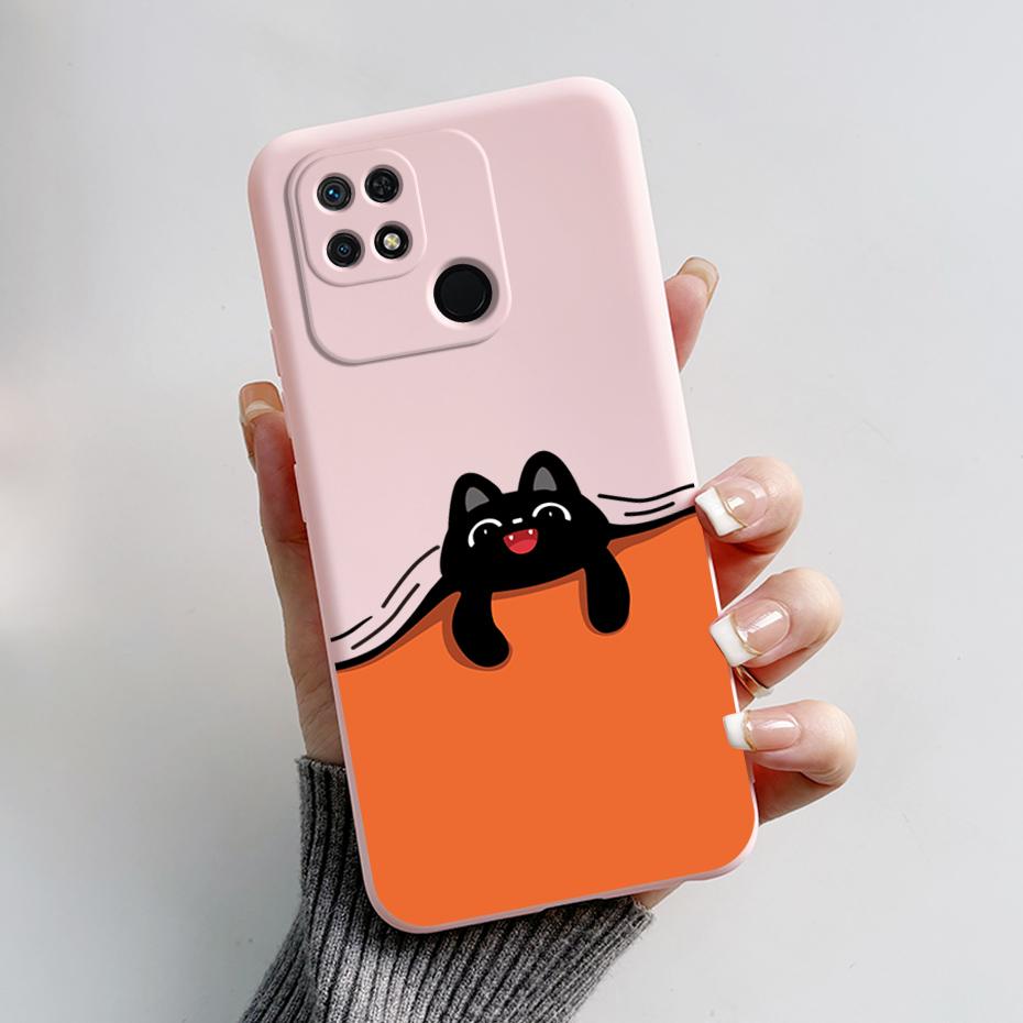 for Funda Poco C40 C65 C55 C51 Case Cute Panda Soft Silicone Back Cases for Xiaomi Poco C40 C 40 Phone Cover for PocoC40 Bumper