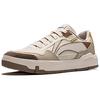 Li Ning Common 80s Synthetic Leather Comfortable Versatile Non-Slip Wear-Resistant Low-Top Sneakers Women Sneakers Beige Brown AGCU158-2