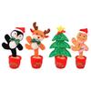 Playful Singing Christmas Doll With Cozy Pp Cotton Ideal For Memorable Gift Giving
