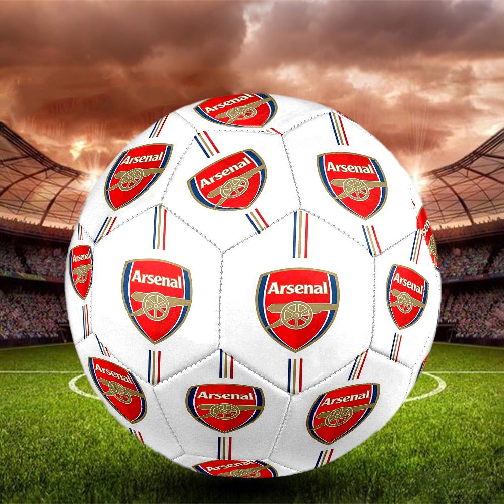 Футбольный мяч Arsenal F.C. Размер 5, Стандартный мяч для матчей, спортивных игр и тренировок команды, Идеальный подарок для фанатов футбола