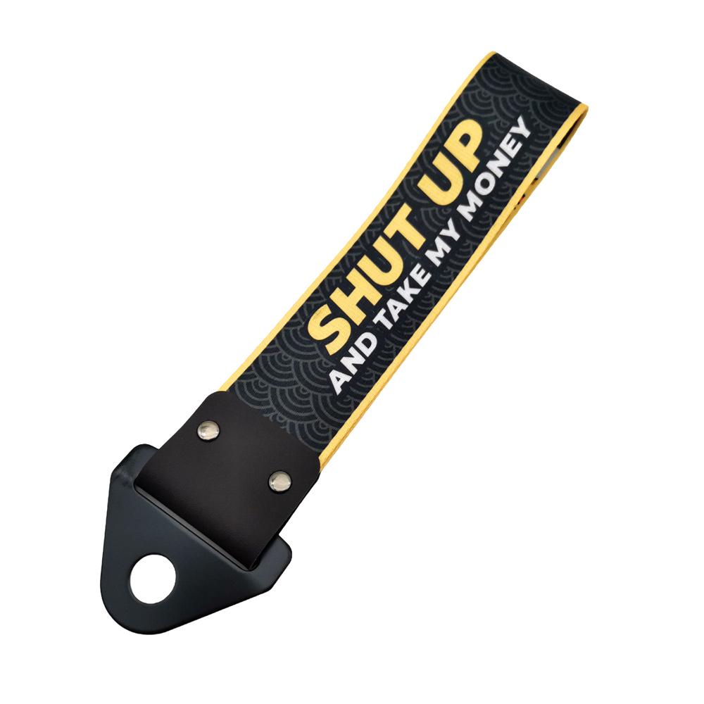 JDM Racing Culture Car Pendant Tow Strap Belt Tow Rope Ribbon Trailer Rope Bumper Towing Strap FOR Red Sun Accessories