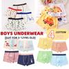 4 шт. / Лот, детские милые боксеры с героями мультфильмов, мягкие цветные трусы для мальчиков из чистого хлопка, нижнее белье, боксеры