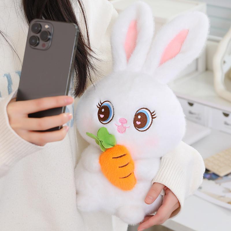 Plush Moon Rabbit Toy Carrot Cute Cartoon Girl Holiday Doll Valentine Gift Day