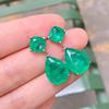2021 Trend 925 Sterling Silver Paraiba Tourmaline Emerald Gemstone Big Drop Earrings for Women Cocktail Party Fine Jewelry Giift