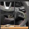Car Steering Wheel Braid Cover Soft 100% Fit For Cadillac ATS ATS-L 2013- CTS 2014-2017 Car Products Steering Wrap