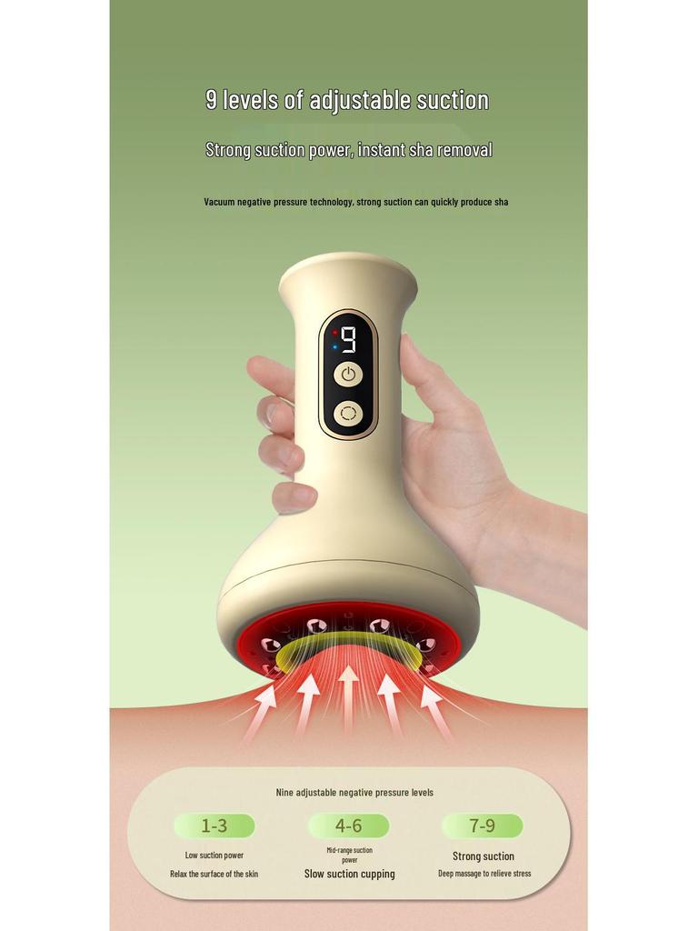 Умный электрический вакуумный массажер Xinbailu с тепловой и вакуумной терапией
