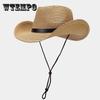 Western Wind Big Brim Belt Декоративная соломенная шляпа с козырьком для мужчин и женщин для путешествий на открытом воздухе весной и летом Солнцезащитная шляпа