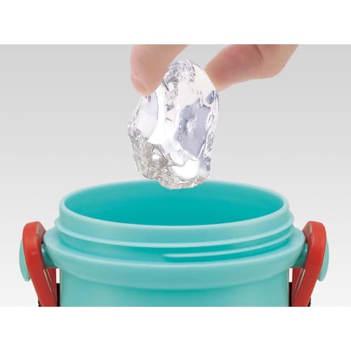 Skater Children's Water Bottle, 480ml, Direct Drinking, Plastic, One-Touch Operation, Dishwasher Safe, Made in Japan, One Piece, Size 24, PSB5SANAG-A