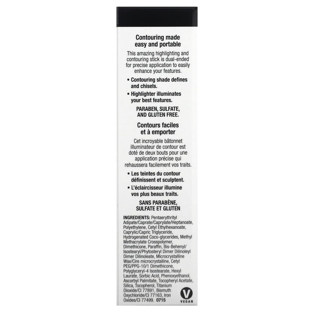 Wet N Wild MegaGlo, Dual Contour Stick, Light/medium, 8g (0.28oz)