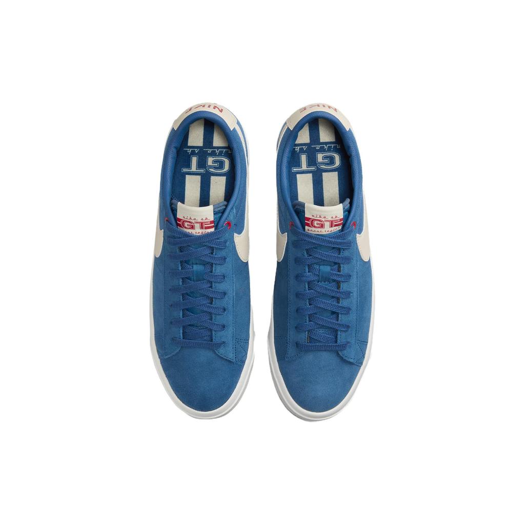 Nike Кроссовки Zoom Blazer Low Pro GT SB Court Blue Unisex University-красные Light-Orewood-коричневые DC7695-403