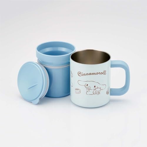 Skater Inner Cup Thermal/Cold Stainless Steel Mug 330ml with Lid Vacuum Insulated Double Structure Sanrio Cinnamoroll STMG4NI-A