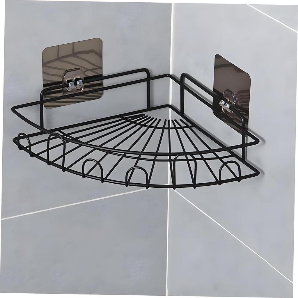Органайзер для ванной без сверления Полка для ванной Самоклеящаяся || Подставка для угла Держатель для шампуня для аксессуаров для ванной комнаты - Многоцелевой