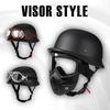 Vintage Motorcycle Cruiser Helmet Open Face Helmet Half Helmet Motorcycle Germany Face Safety Helmet Retro Scooter