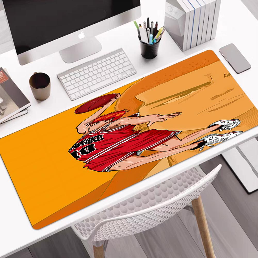 Slam Dunk Theme Mouse Pad, Non Slip Rubber Base, Multifunctional Office & Home Decor, Perfect for Workspace Personalization.