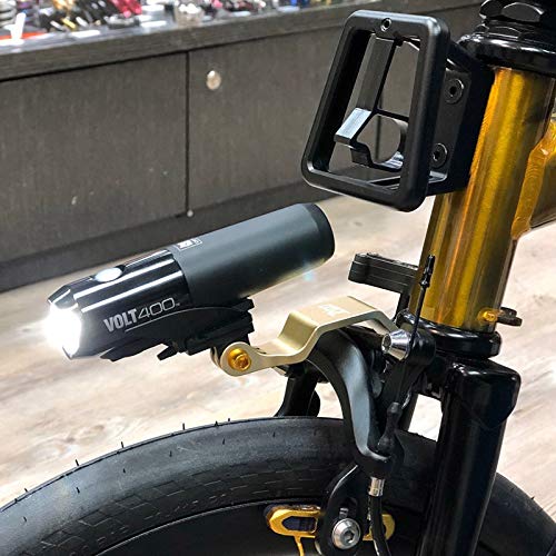 Trigo Bicycle Mount Bracket Headlight Mount Flashlight Holder Light Adapter Light Ti Black