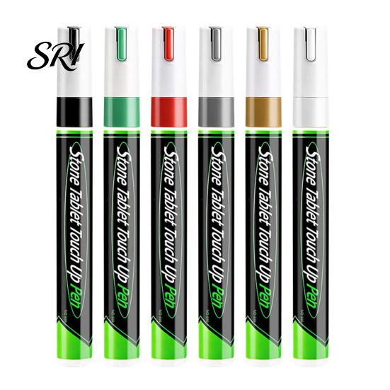 Memorial Inscription Marker Tombstone Pen with 3mm Tip Waterproof Fade-Resistant for Faded Restoration Granite Marble Repair Quick-Dry Stone