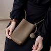 Mobile Phone Bag, Leather Crossbody Bag, Women'S Bag, Top Layer Cowhide Vertical Waist Bag, Mini Small Bag