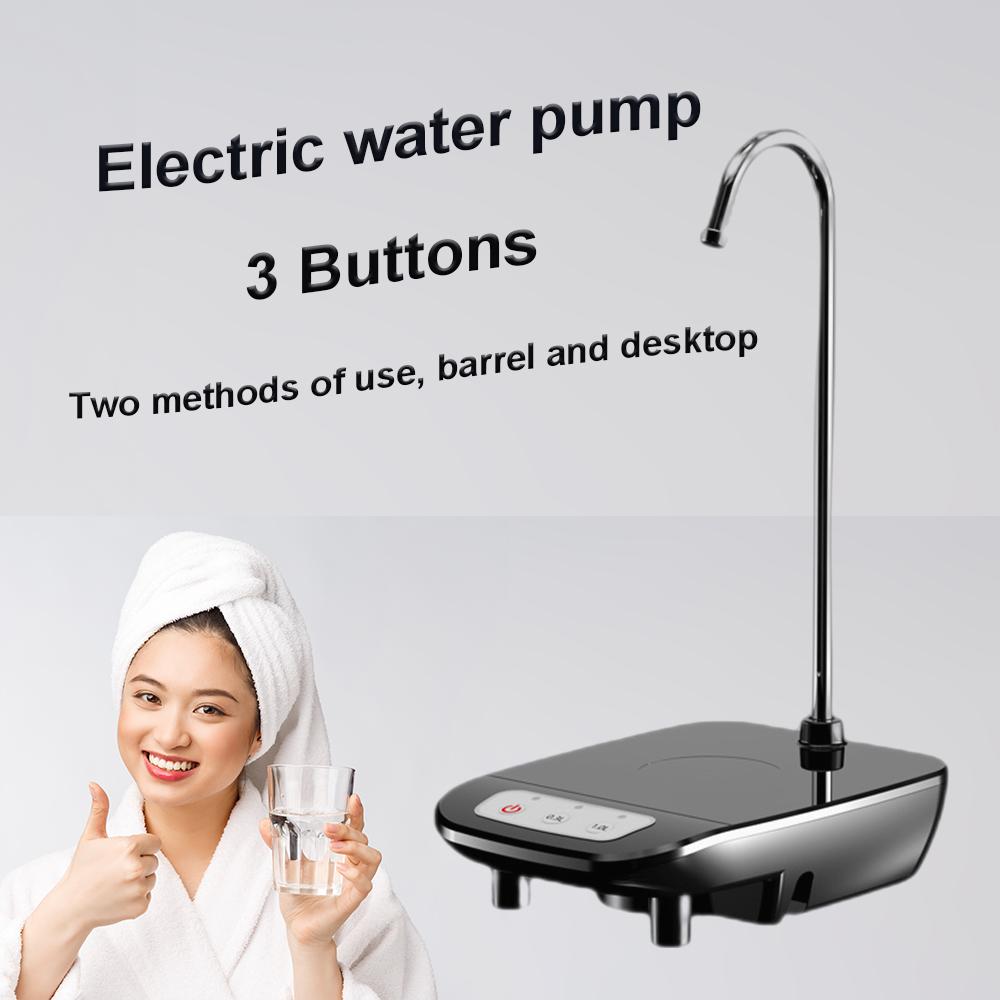 Электрический диспенсер для воды, перезаряжаемый через USB, портативный электрический автоматический водяной насос, ведро, диспенсер для бутылок, автоматический для кухни