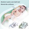 Baby Bath Bed Support Mat Foldable Baby Bath Tub Pad Chair Newborn Bathtub Pillow Infant Anti-Slip Soft Comfort Body Cushion