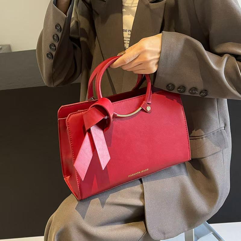 Праздничная женская сумка через плечо 24, большая вместимость, красная, свадебная, для невесты, ручная сумка через плечо